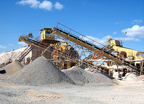 artificial sand gravel process in India